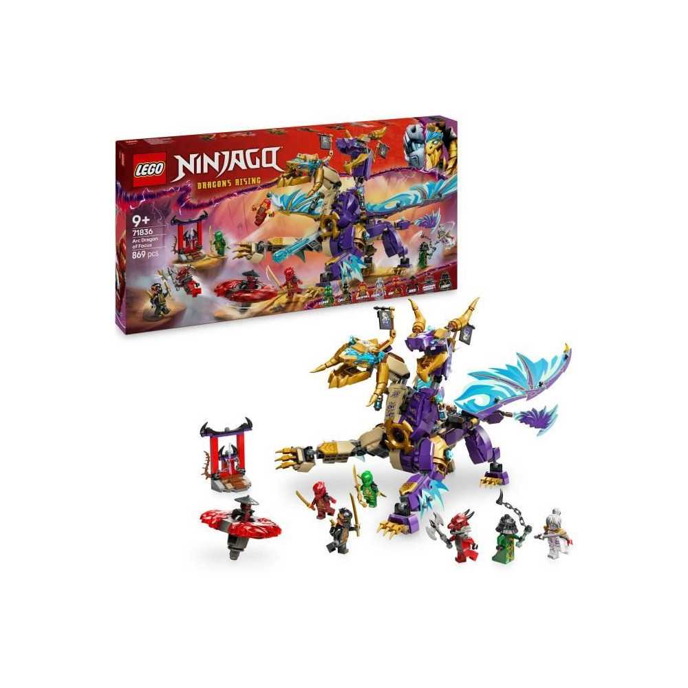 LEGO NINJAGO 71836 Arc : le dragon de la concentration, Jeu pour garç