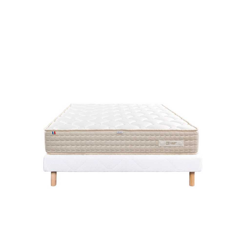 LUXURY LITERIE - Ensemble matelas + sommier - SUBLIME - 140 x 190 cm -