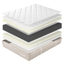 LUXURY LITERIE - Ensemble matelas + sommier - SUBLIME - 140 x 190 cm -