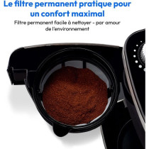 Cafetiere Filtre Digitale avec Broyeur - MEDION - 1000W - 1,5L - Silve
