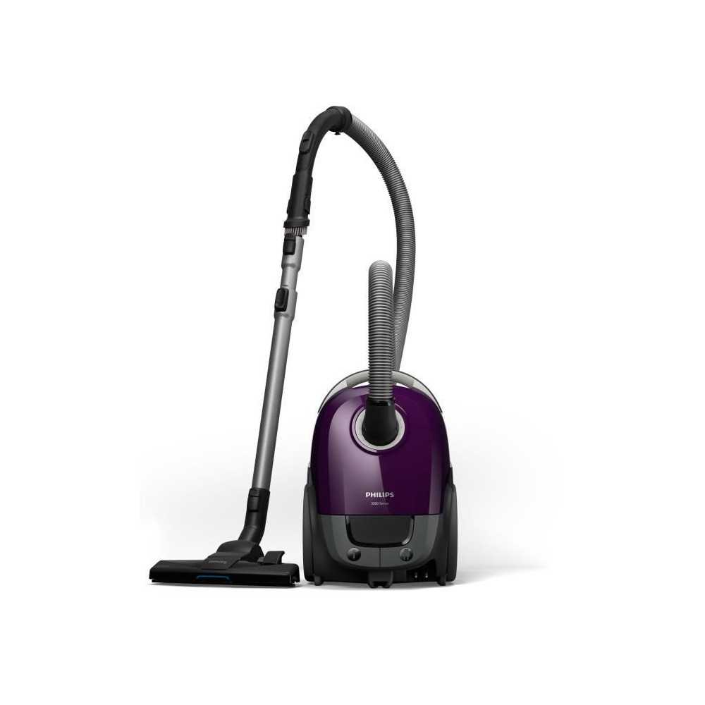 Aspirateur Traineau avec sac - PHILIPS - XD3100/06 - 900 W - 79 dB - V