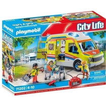 PLAYMOBIL - 71202 - City Action Les Subcutors - Ambulance with light a