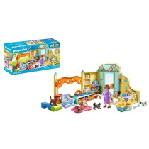 PLAYMOBIL 71743 Centre de soin : 8 chiens et soigneur