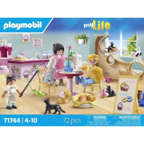 PLAYMOBIL 71744 Bar a chats avec 6 chats et personnages