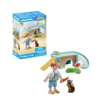 PLAYMOBIL 71746 Enfant 2 cochons d'Inde et accessoires