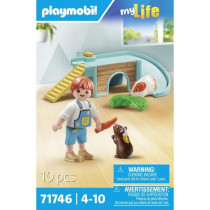 PLAYMOBIL 71746 Enfant 2 cochons d'Inde et accessoires
