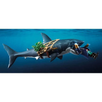 PLAYMOBIL 71793 Pirate et requin avec mâchoire articulée