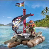 PLAYMOBIL 71794 Pirate avec radeau flottant et trésor