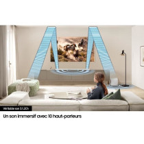 Barre de son 3.1.2ch - SAMSUNG - HW-S811D - Atmos sans fil - Ultra-fin