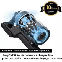Aspirateur Balai avec Clean Station SAMSUNG Bespoke Jet Plus Complete