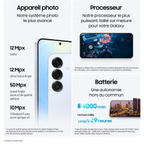 SAMSUNG Galaxy S25 AI Smartphone 512 Go Bleu clair