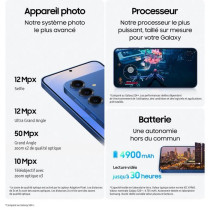 SAMSUNG Galaxy S25 Plus AI Smartphone 512 Go Bleu clair