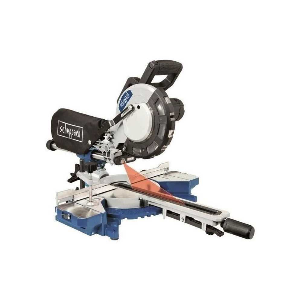 Scie a onglet radiale électrique SCHEPPACH 216 mm HM81LXU - 2000 W -