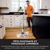 SHARK S8201EU Steam Mop - Balai Vapeur Automatique - 2 tampons rotatif
