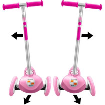Trottinette Steering 3 roues - STAMP - SKIDS CONTROL - Rose