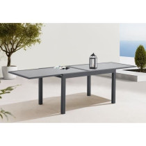 Table de jardin extensible rectangulaire 6 a 10 personnes - Structure