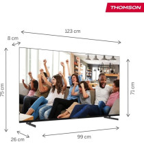 THOMSON 55UG4S14 - TV LED 55 (139 cm) - 4K UHD 3840x2160 - HDR 10 - Go