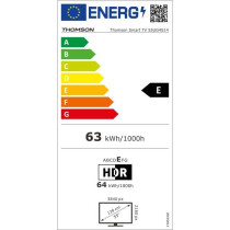 THOMSON 55UG4S14 - TV LED 55 (139 cm) - 4K UHD 3840x2160 - HDR 10 - Go