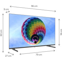 THOMSON 43QG4S14 - TV QLED 43 (109 cm) - 4K 3840x2160 - HDR 10 - Googl