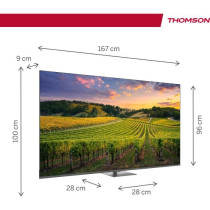 THOMSON - TV QLED 75QG5C14 - 75 (190 cm) - 4K UHD 3840x2160 - HDR 10 -