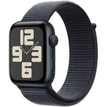 Apple Watch SE GPS - 44mm - Midnight Aluminum Case - Ink Sport Loop St
