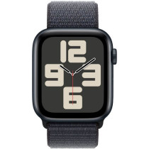 Apple Watch SE GPS - 44mm - Midnight Aluminum Case - Ink Sport Loop St