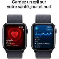 Apple Watch SE GPS - 44mm - Midnight Aluminum Case - Ink Sport Loop St