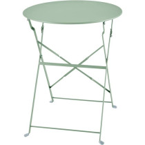 Bistro set for 2 people - 60 cm round table with 2 chairs - Powder-coa