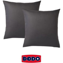 Set of 2 dodo pillowcases - Anthracite - 65x65 cm