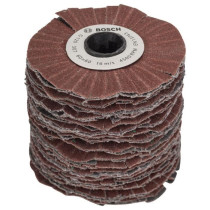 Bosch abrasive cylinder - (120 grain, 60mm roller width, flexible, acc