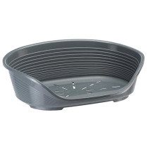 FERPLAST Siesta Deluxe 2 basket - 49x36x17.5 cm - Dark gray - For dogs