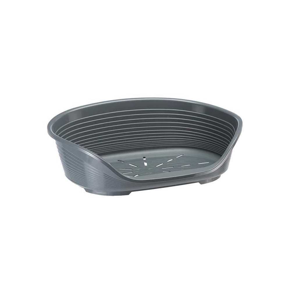 FERPLAST Siesta Deluxe 2 basket - 49x36x17.5 cm - Dark gray - For dogs