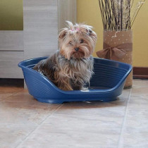 FERPLAST Siesta Deluxe 2 basket - 49x36x17.5 cm - Dark gray - For dogs