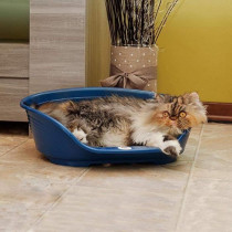 FERPLAST Siesta Deluxe 2 basket - 49x36x17.5 cm - Dark gray - For dogs