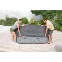 BESTWAY - Couverture thermique EnergySense™ pour spas carrés 230 x