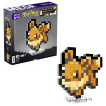 Mega-Pokémon-Eevee-Retro Pixel Art Construction Set 323 Pieces - MEGA