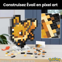 Mega-Pokémon-Eevee-Retro Pixel Art Construction Set 323 Pieces - MEGA
