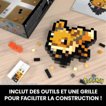 Mega-Pokémon-Eevee-Retro Pixel Art Construction Set 323 Pieces - MEGA
