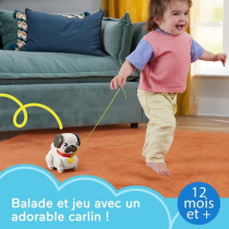 Fisher-Price-Mon Carlin a Promener-Jouet a tirer pour bébé HTW94