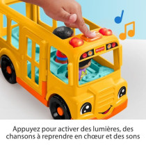 Fisher-Price Little People-The School Bus-Musical Push-Along Vehicle H