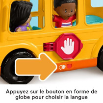 Fisher-Price Little People-The School Bus-Musical Push-Along Vehicle H