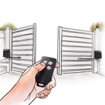Articulated 24V Has motorization for swing gate - Opengate 2 - SCS Sen