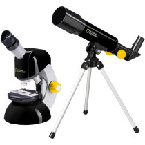 Children's telescope + microscope kit - National Geographic