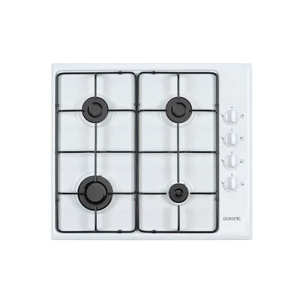 OCEANIC 4-burner table - White enamel gas OCEANIC 4-burner table - White enamel gas
