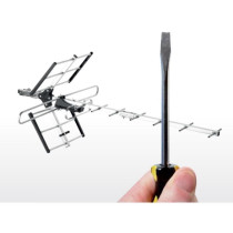 ONE FOR ALL SV9357 - Outdoor TV Antenna, Full HD, 4G Filter - Easy Mou