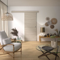 Kit Porte Coulissante - OPTIMUM - VERONE2 - H 204 x 83 x 3,6 cm, MDF,