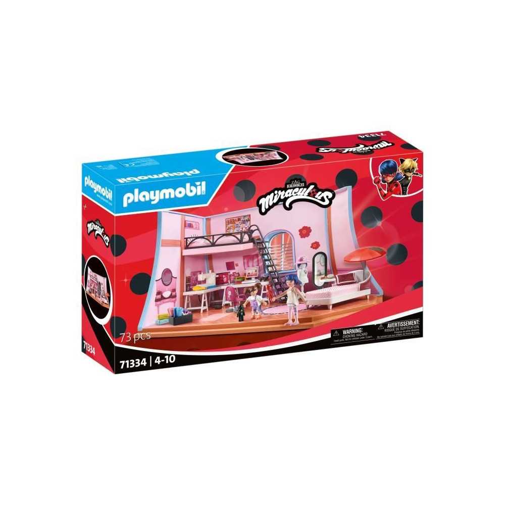 PLAYMOBIL 71334 Miraculous Marinette's Room, Miraculous Lady Bug, 73 p
