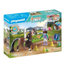 PLAYMOBIL 71355 Zoe & Blaze with obstacle course - Horses of Waterfall
