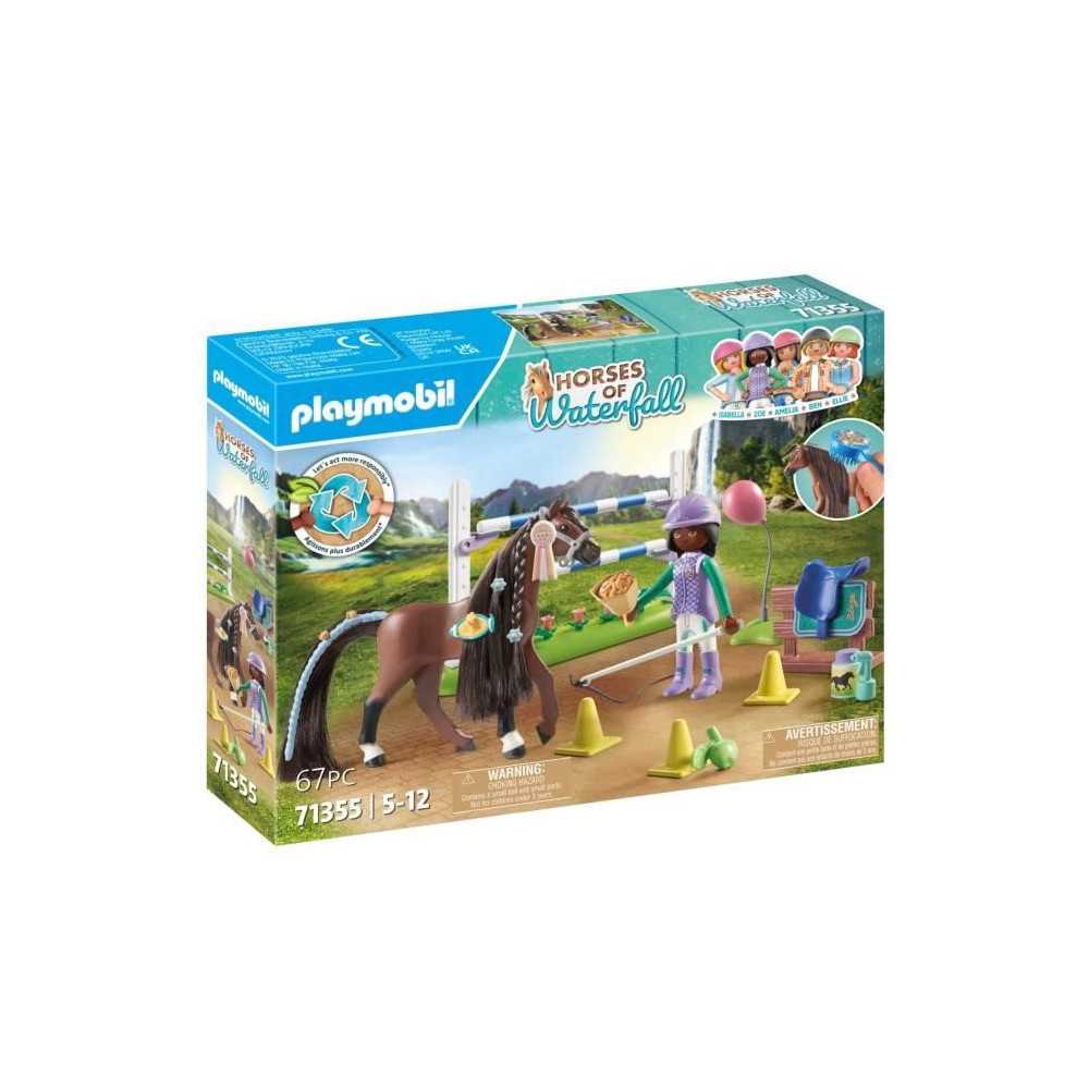 PLAYMOBIL 71355 Zoe & Blaze with obstacle course - Horses of Waterfall PLAYMOBIL 71355 Zoe & Blaze with obstacle course - Horses of Waterfall