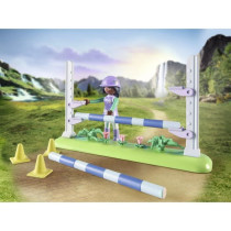 PLAYMOBIL 71355 Zoe & Blaze with obstacle course - Horses of Waterfall